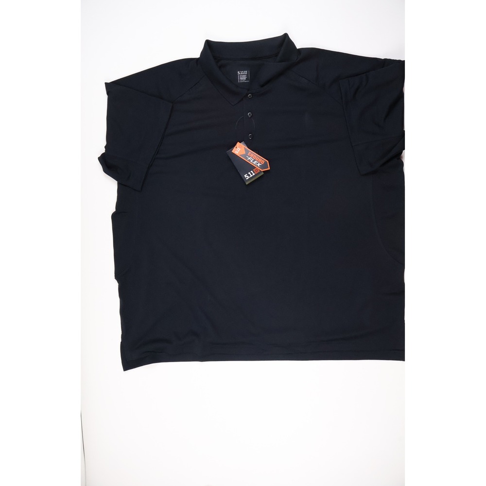 5.11 Tactical Polo Performance Short Sleeve Dark Navy Solid 3XL NWT